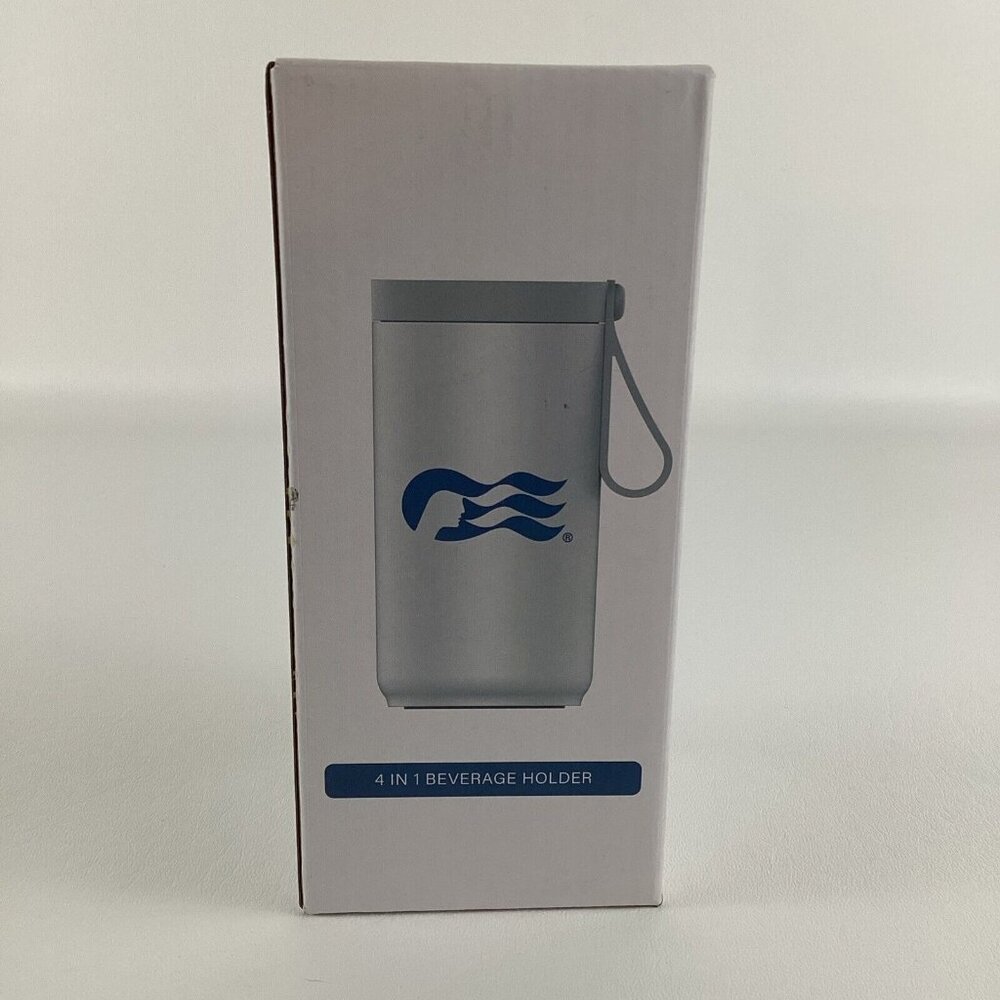 Princess Cruise Lines 4 In 1 Beverage Holder Koozie Mug Drink Cup Souvenir